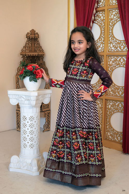 Elia Vol 2 Patola Designer Girls Wear Kids Gowns
